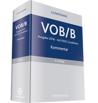 Leinemann (Hrsg.): VOB/B-Kommentar, 6. Auflage