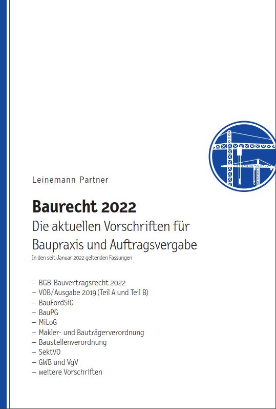 Baurecht 2022 - Vorschriftensammlung