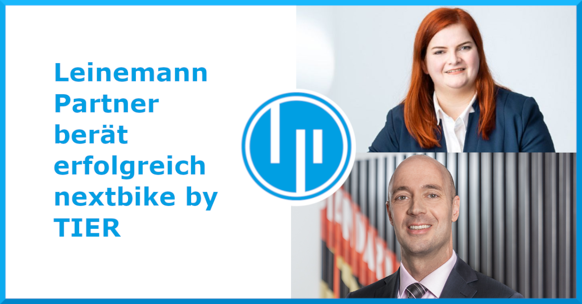 Leinemann Partner begleitet nextbike by TIER erfolgreich bei Vergabe des Fahrradverleihsystems der Stadtwerke Halle 