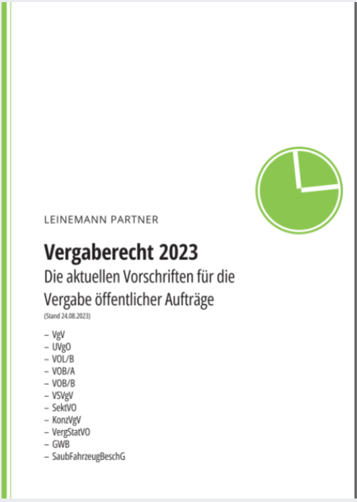 Vergaberecht 2023 - Vorschriftensammlung
